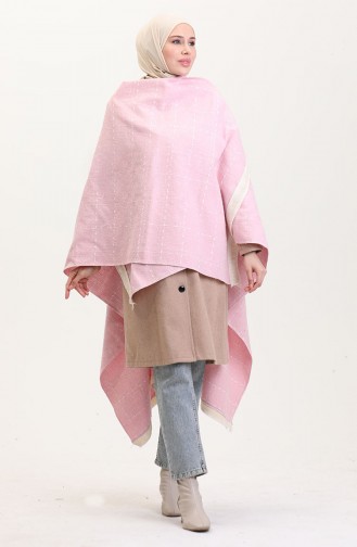 Dusty Rose Poncho 2008-01