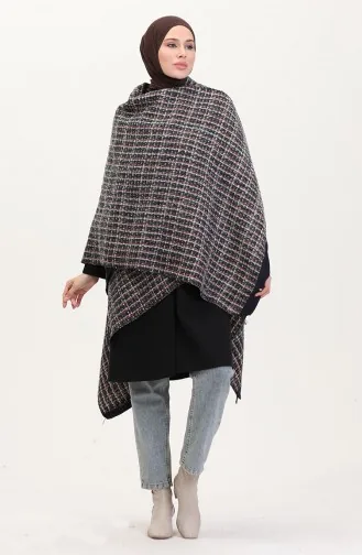 Dunkelblau Poncho 2010-01