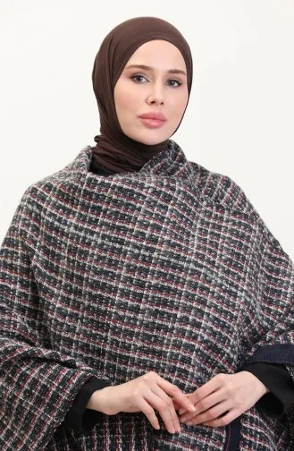 Dunkelblau Poncho 2010-01