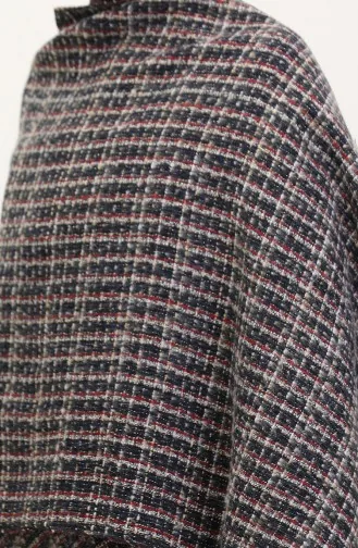 Dunkelblau Poncho 2010-01
