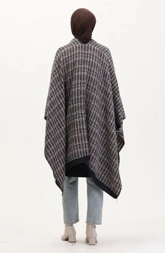Dunkelblau Poncho 2010-01