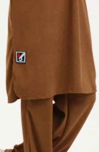 Tunic Trousers Two Piece Set 0568-04 Tan 0568-04