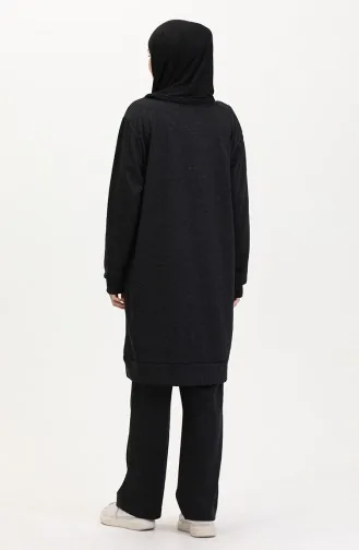 Stoned Tunic Trousers Two Piece Set 0569-02 Smoke 0569-02