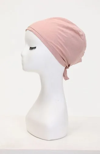 Effen Gekamde Katoenen Muts 7002-08 Dusty Rose 7002-08