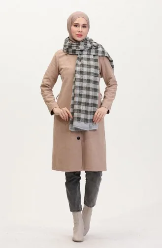 Omuz Şal 1003-01 Gri Haki