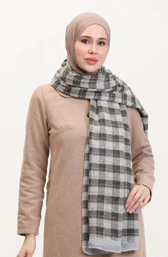 Omuz Şal 1003-01 Gri Haki