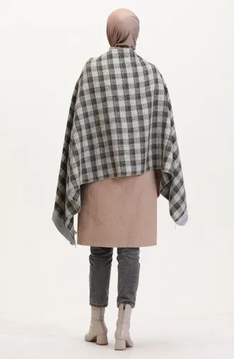 Omuz Şal 1003-01 Gri Haki