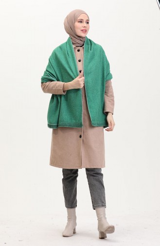 Emerald Green Shawl 1007-01