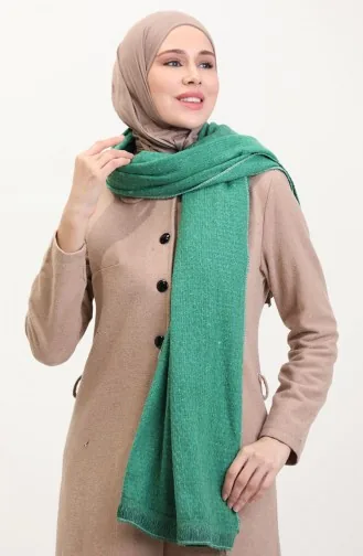 شال كتف 1007-01 أخضر زمردي 1007-01