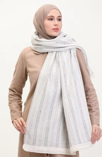 Omuz Şal 1011-01 Krem