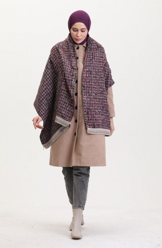 Lila Schal 1016-01