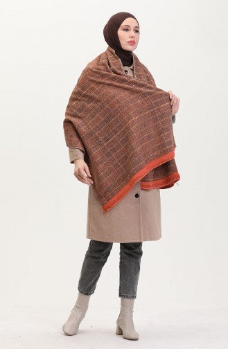 Brick Red Shawl 1023-01