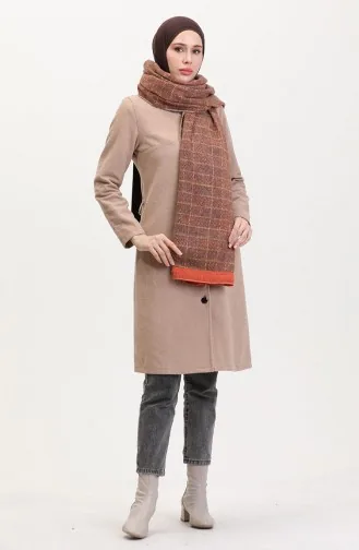 Châle Couleur brique 1023-01