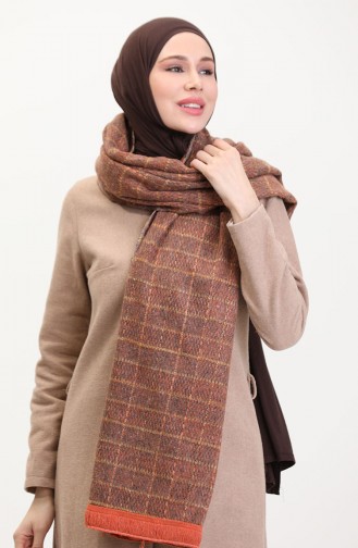 Brick Red Shawl 1023-01