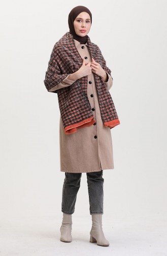 Brick Red Shawl 1028-01