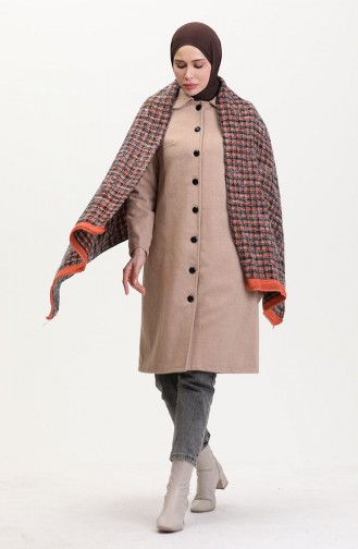 Brick Red Shawl 1028-01