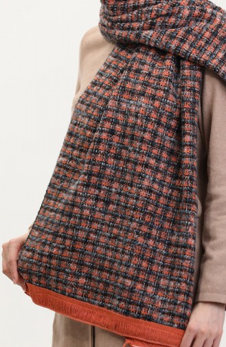 Brick Red Shawl 1028-01