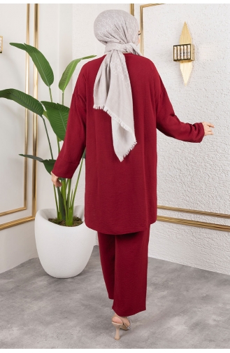 Claret Red Suit 001-03