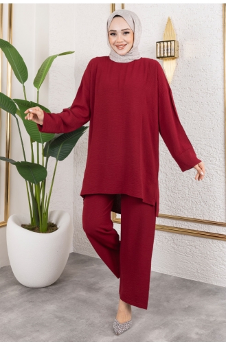 Claret Red Suit 001-03