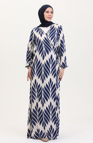 Navy Blue Praying Dress 4483AP-03