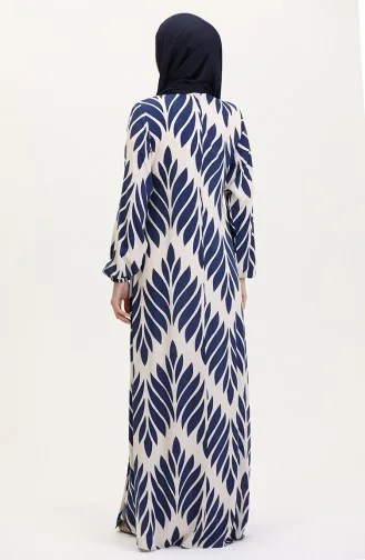 Side-Tie Prayer Dress 4483AP-03 Navy Blue 4483AP-03