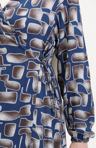 Blau Gebetskleid 4483AG-02