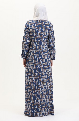 Blau Gebetskleid 4483AG-02