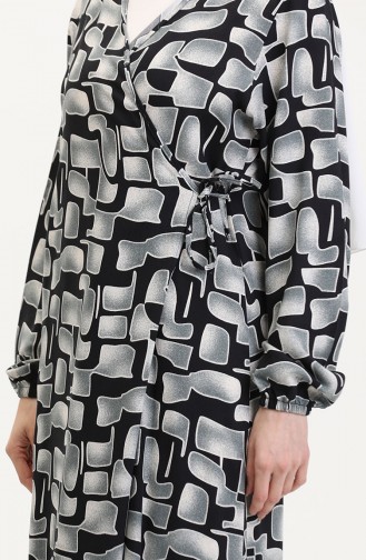 Robe de Prière Noir 4483AG-04