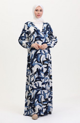 Blue Praying Dress 4483AH-01