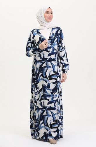 Blue Praying Dress 4483AH-01