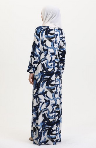 Blue Praying Dress 4483AH-01