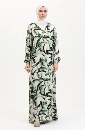 Side-Tie Prayer Dress 4483AH-02 Green 4483AH-02