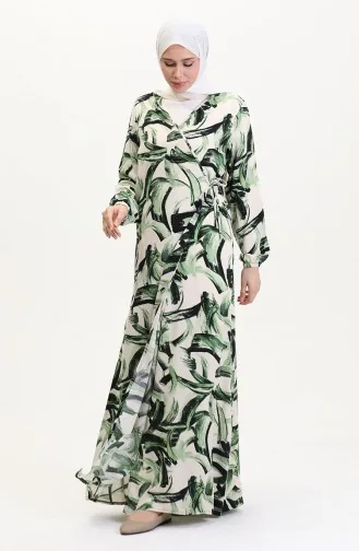 Side-Tie Prayer Dress 4483AH-02 Green 4483AH-02