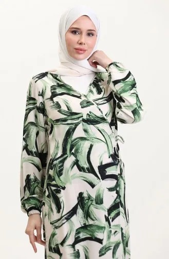 Side-Tie Prayer Dress 4483AH-02 Green 4483AH-02