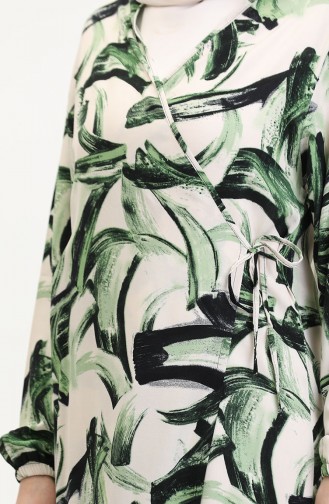 Robe de Prière Vert 4483AH-02