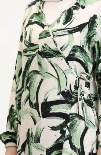 Side-Tie Prayer Dress 4483AH-02 Green 4483AH-02