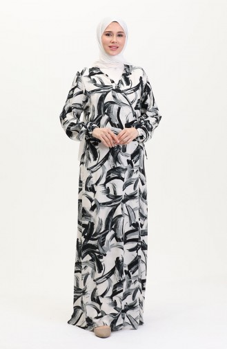 Robe de Prière Noir 4483AH-04
