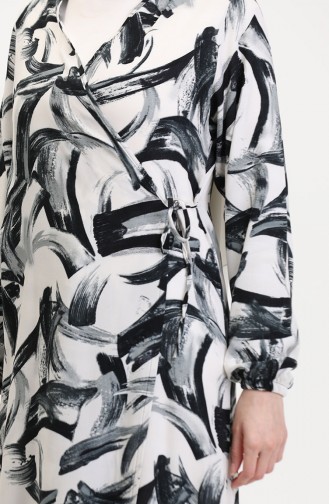 Robe de Prière Noir 4483AH-04