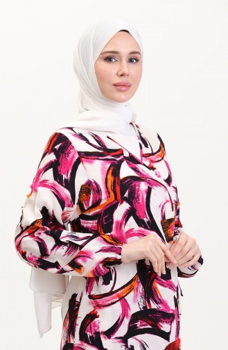 Robe de Prière Rose 4483AH-06