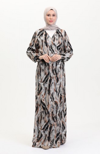 Robe de Prière Noir 4483AI-04