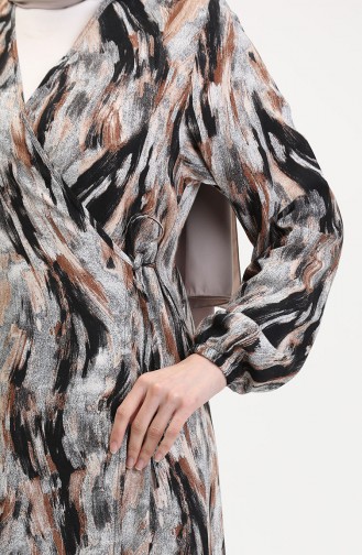 Robe de Prière Noir 4483AI-04