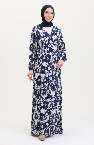 Navy Blue Praying Dress 4483AK-01
