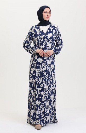 Navy Blue Praying Dress 4483AK-01