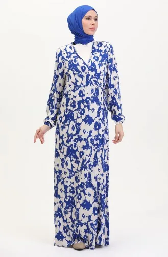 Robe de Prière Indigo 4483AK-02