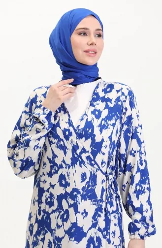 Robe de Prière Indigo 4483AK-02
