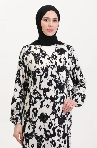 Robe de Prière Noir 4483AK-03