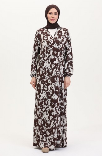 Brown Praying Dress 4483AK-05