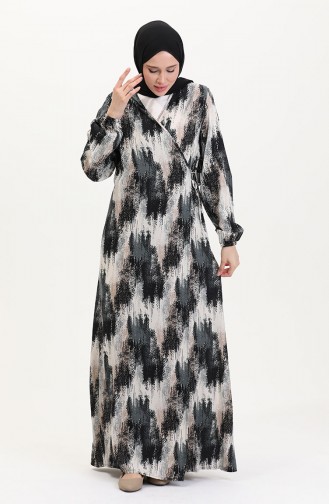 Robe de Prière Gris 4483AM-04