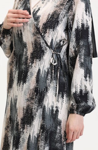 Robe de Prière Gris 4483AM-04