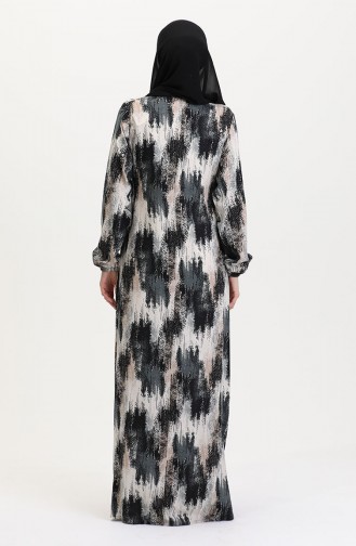 Robe de Prière Gris 4483AM-04